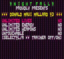 Image n° 4 - screenshots  : Maui Mallard in Cold Shadow